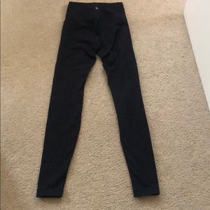 Black Lululemon WunderUnder full length leggings